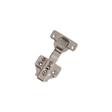 SOFT CLOSE CLIP-ON 3D ADJ. HINGE WITH 2 hole MOUNTING PLATE
