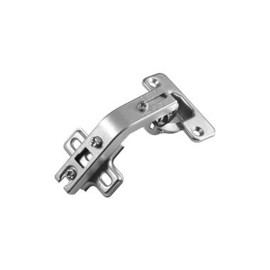 auto CLOSE screw-ON PIE CORNER HINGE WITH 2 hole MOUNTING PLATE
