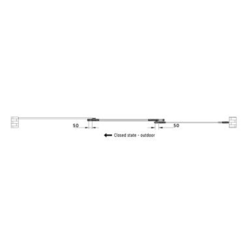Three Panels Door Sliding Set