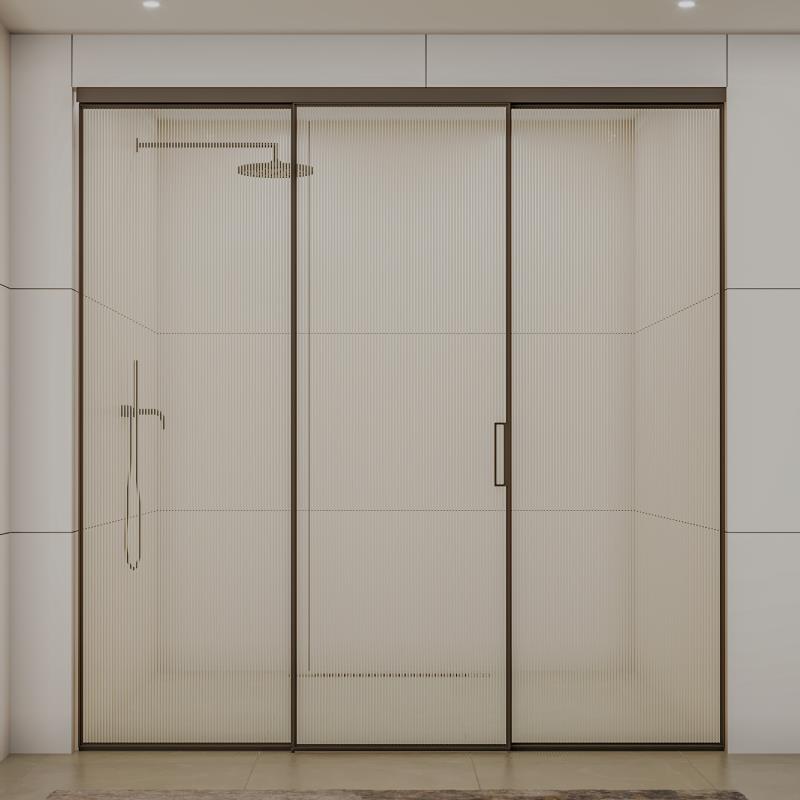 Linea Slim Frame (4507) Sliding Shower System (2+1)