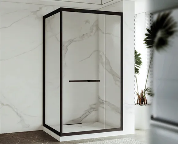 Slide Fold Frameless Showers