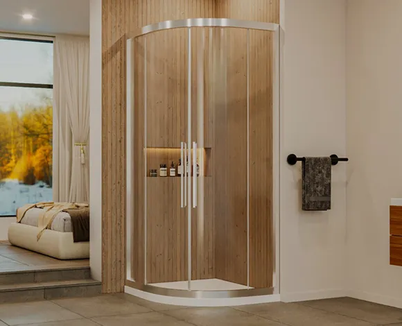 Sliding Semi-Framed Showers