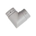 Elbow for Dia 50 mm aluminium Salotted hand rail