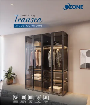 Transca Glass Wardrobe