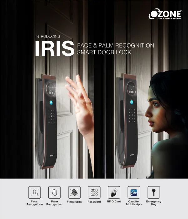 Face & Palm Recognition Smart Lock