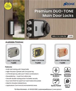 Premium Dual-tone Main Door Locks