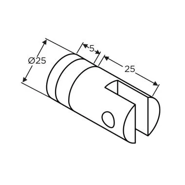 Glass with Vertical Glass Holder , SSS , NA | Ozone