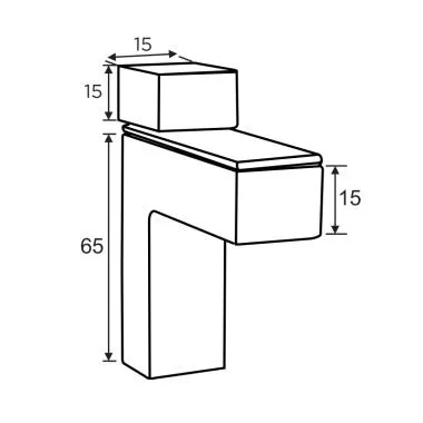 Wall To Glass Holding Bracket , CP , NA | Ozone