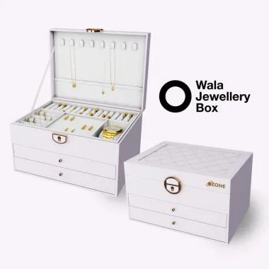 Jewellery Box with Premium Leather & Velvet Lining | Ozone