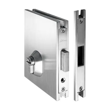 Glass Door Lock With Dead Bolt & Strike Plate | Ozone