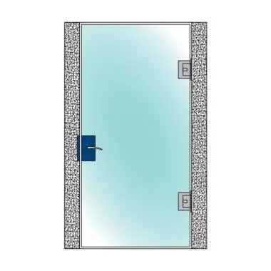 Glass Door Lock With Latch Bolt, Dead Bolt & Strike Plate , - , - | Ozone