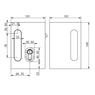 Sliding Door Lock With Claw Type Dead Bolt & Strike Box | Ozone