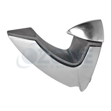 Wall To Glass Holding Bracket , CP , NA | Ozone
