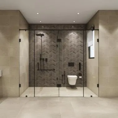 Eliza Partition T-Type Shower Enclosure