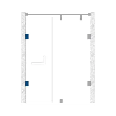 Wall-to-Glass Hinge | Ozone