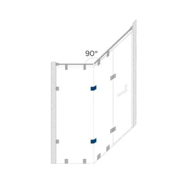 Glass-to-Glass Connector 90° | Ozone