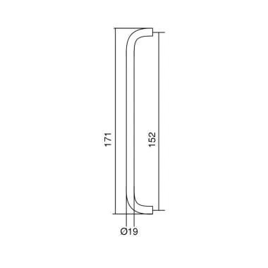 Shower Door Handle | Ozone
