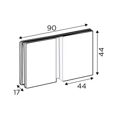 Glass to Glass Connector 180° | Ozone