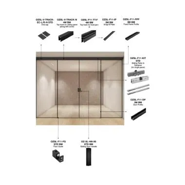 EAZY SL-11 MINIMAL SLIDING DOOR SYSTEM | Ozone