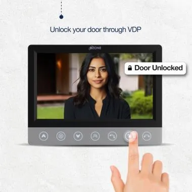 Smart Wi-Fi External Lock and Video Door Phone Combo, 6-Way Access | Ozone