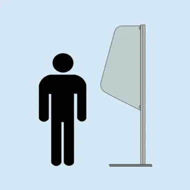 Free Standing Queue Guards