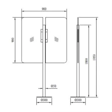 Free Standing Queue Guards